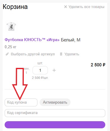 Как использовать купон в Юность (weareyoung.ru) Как использовать промокод в Юность (weareyoung.ru)